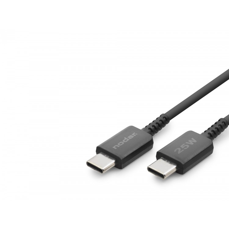 Type-C Şarj Ve Data Kablosu 25W 1 M - Siyah ND1101