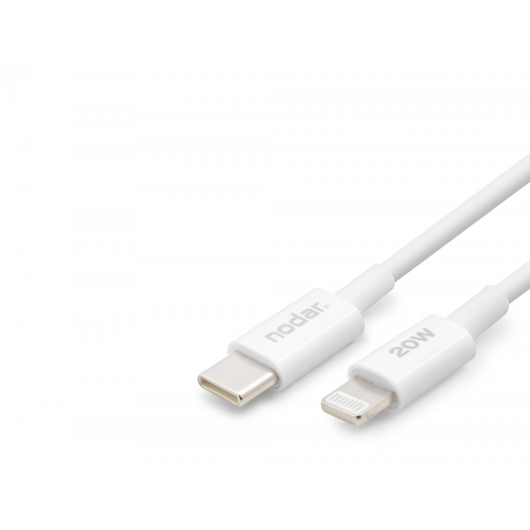 Type-C Lightning Şarj Ve Data Kablosu 20W 1 M - Beyaz ND1151