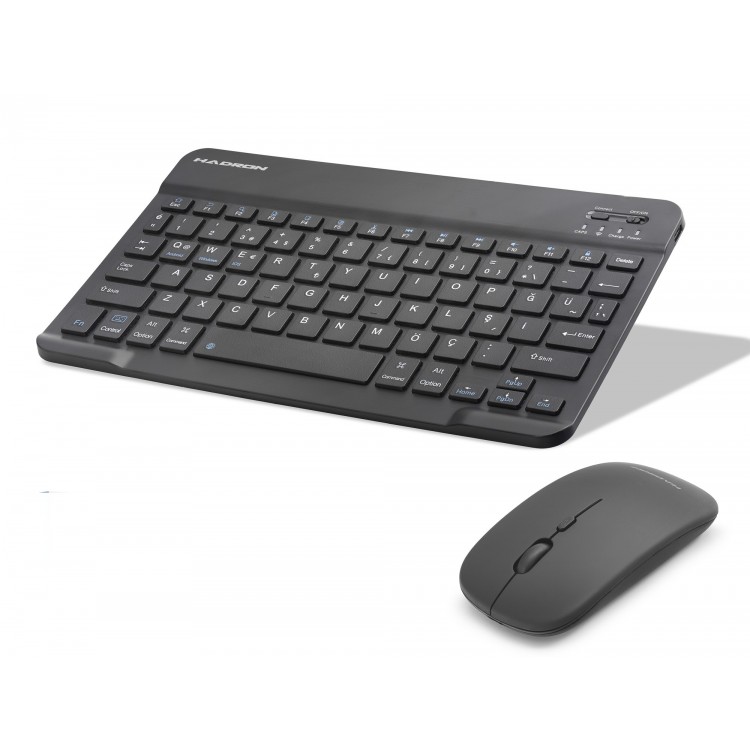 Kablosuz Bluetooth Smart Klavye Ve Mouse Seti - Siyah HDX2508