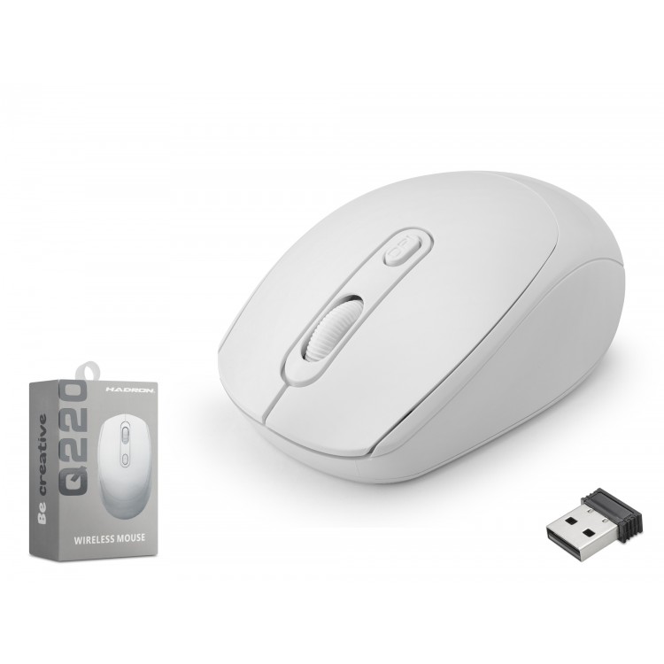 Kablosuz Mouse 1600 Dpi Beyaz Q220W