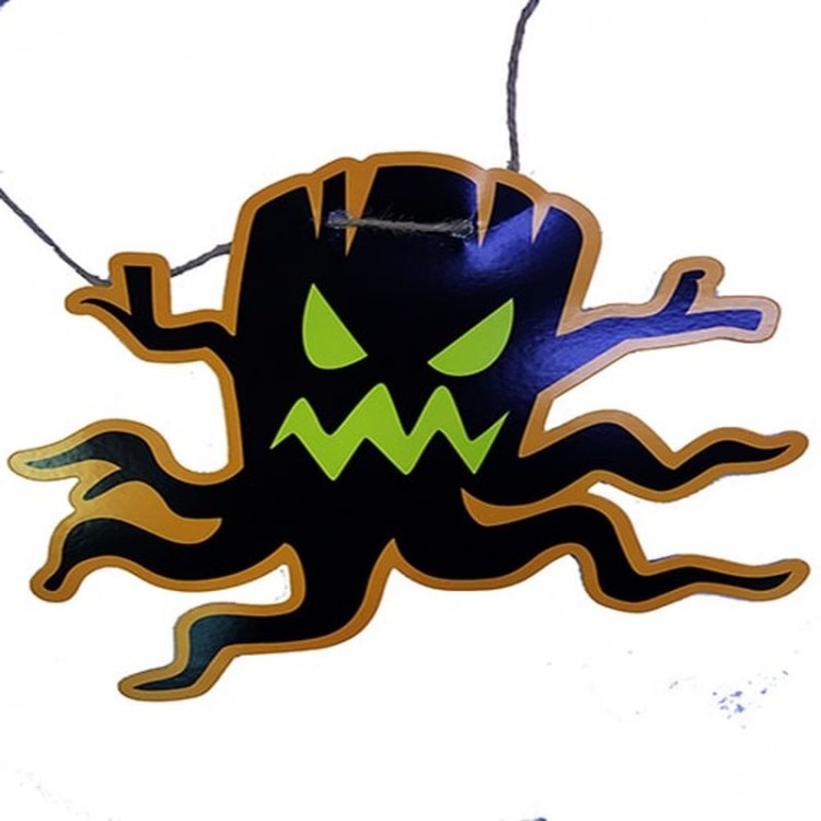 Tree Stump Shaped Halloween Pennant Poster Banner 2 Meters