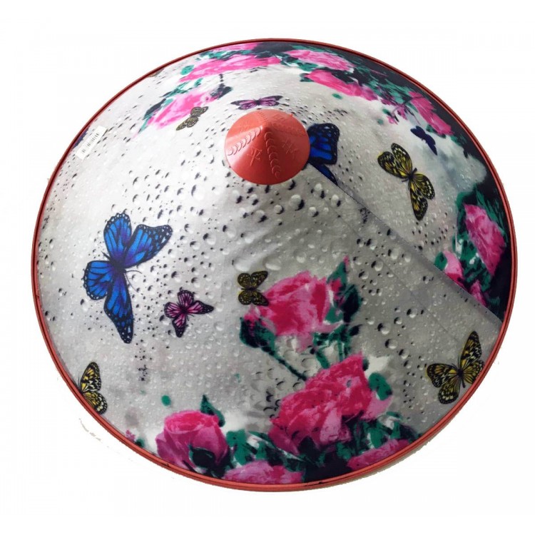 Dropped Satin Finish Silver Vietnamese Hat