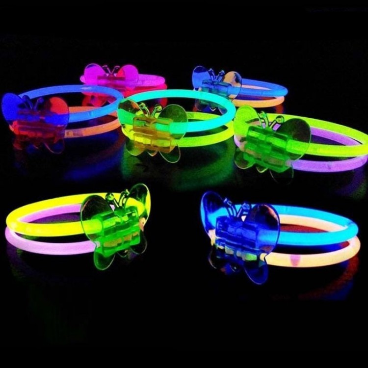 Butterfly Glow Stick Bracelet 12 Pieces
