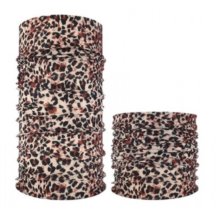 Dark Color Leopard Paphos Bandana Mask