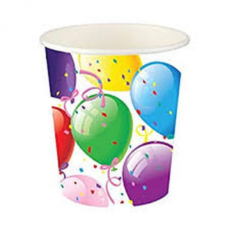 Colorful Bubble Paper Cup 200cc-8oz 8pcs
