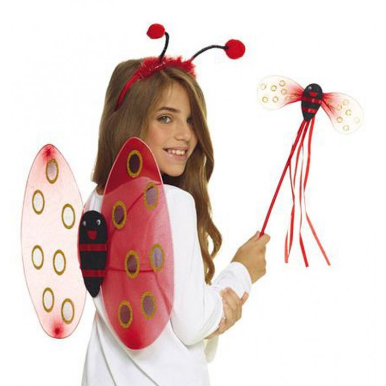 Ladybug Wing Set Wing Crown and Scepter Child Size
