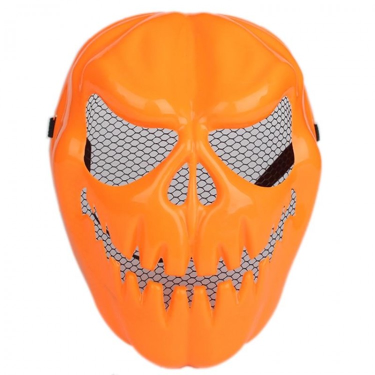Orange Color Halloween Pumpkin Mask