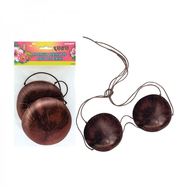 Coconut Hawaiian Bikini Top Coconut Bikini Top