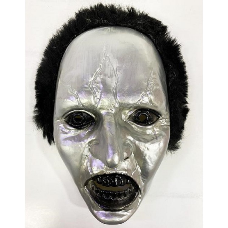 Siyah Saçlı Plastik Michael Myers Maskesi 26x17 cm