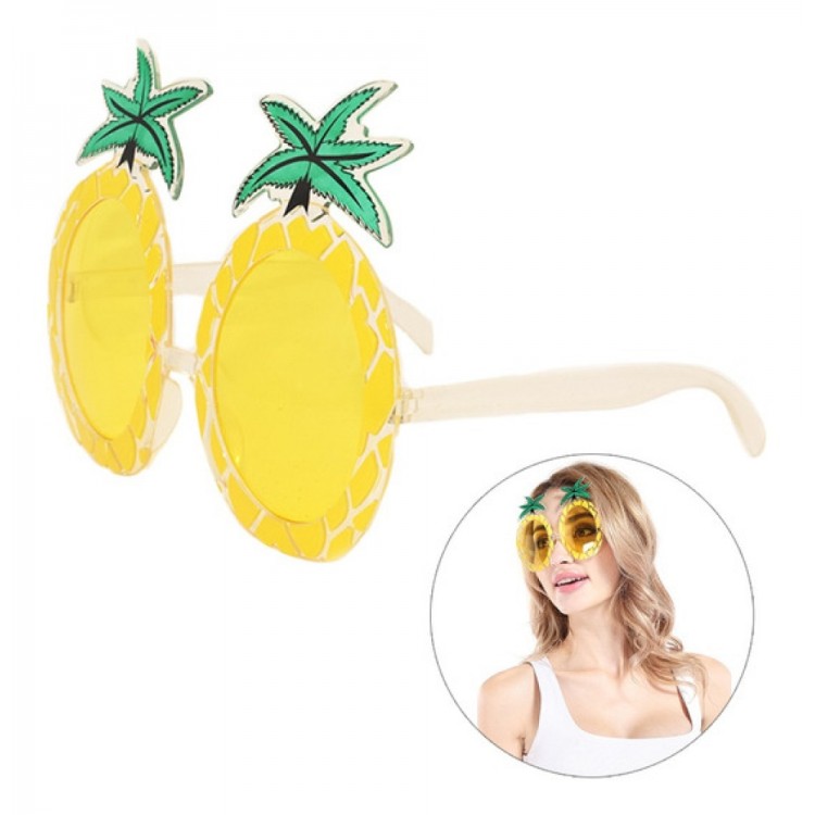 Luau Party Hawaii Ananas Parti Gözlüğü 14x12 cm