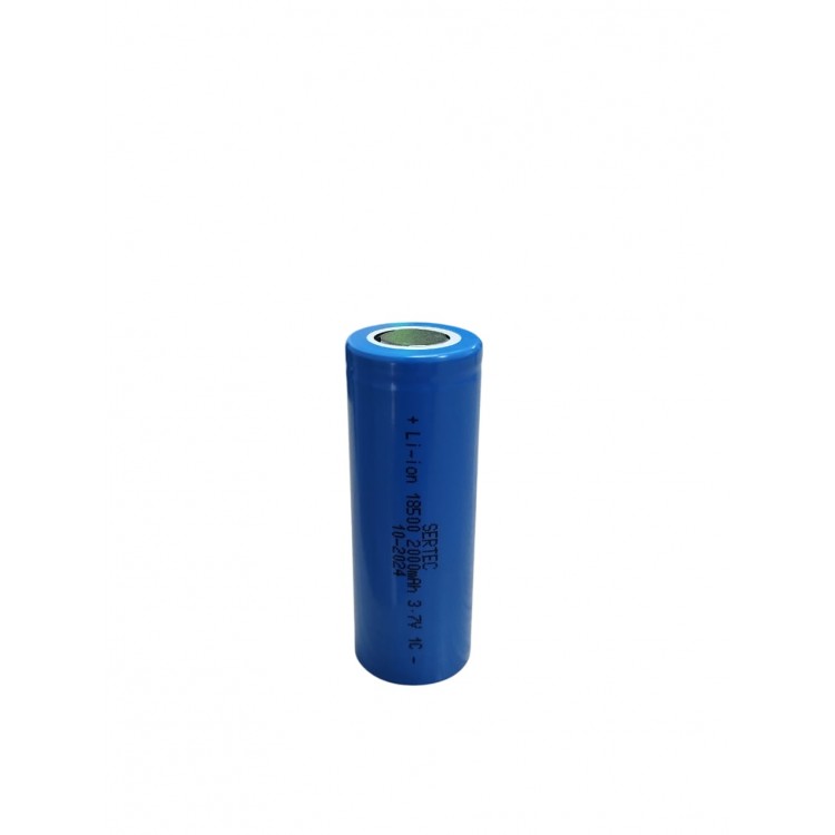 3.7V Li-ion 18500 2000 mAh 3C Şarjlı Pil