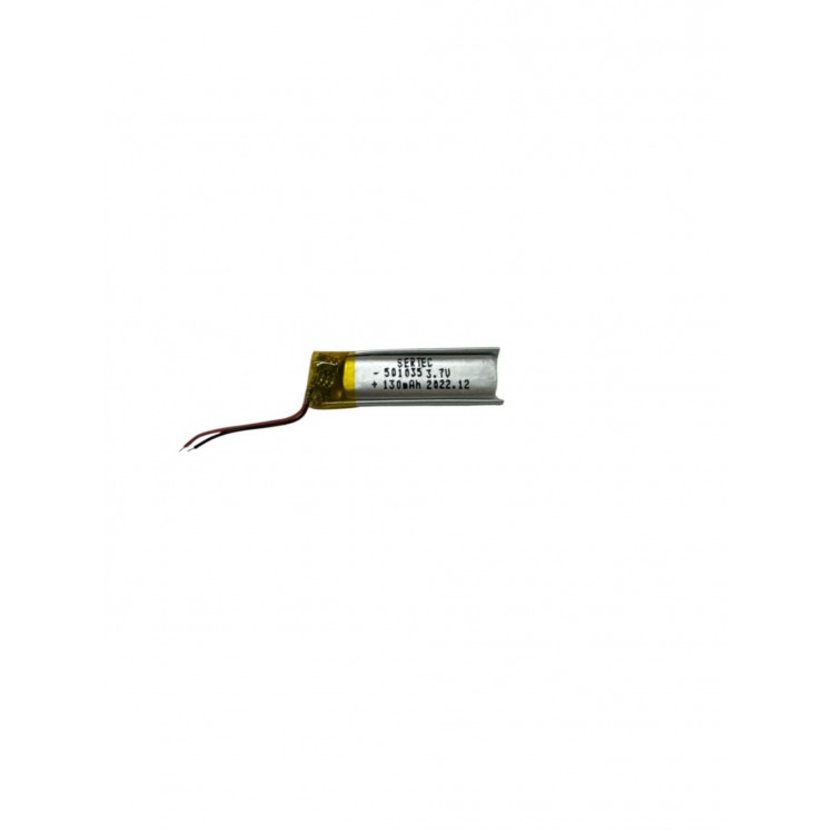501035 3.7V 130mAh Li-Polymer Pil (Devreli/1.5A)