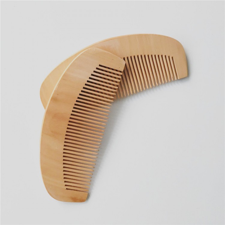 Wooden Comb 12 Pack Narrow Tooth OVAL