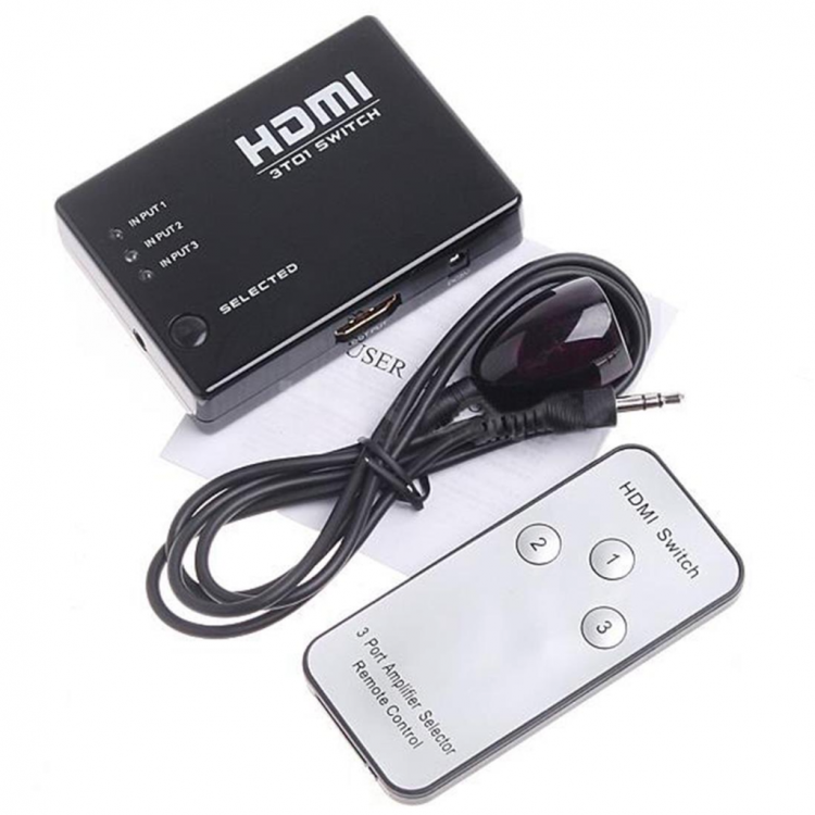 ZR272 301 Hdmı 3 Port Switch