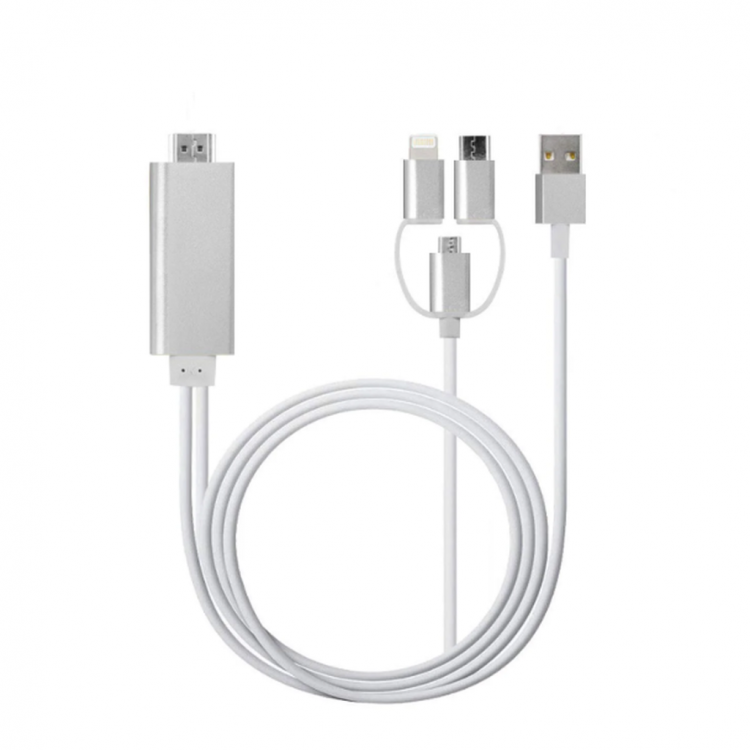 ZR778 L6-M3M Lightning Micro Type-C Hdtv Kablo
