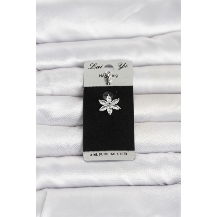 316L Cerrahi Çelik Lotus Model Göbek Piercing TJ-PR1378