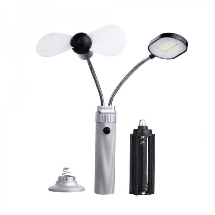 Şarjlı Pervaneli Mıknatıslı LED Masa Lambası Taşınabilir Çok Fonksiyonlu Aydınlatma WT-093