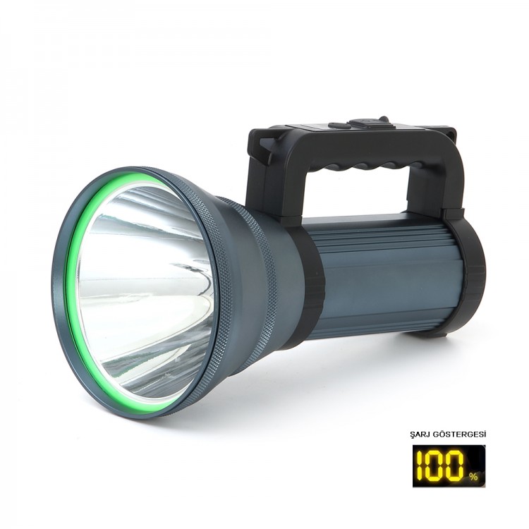 200W Rechargeable Flashlight Projector – High Power LED Lighting WT-411