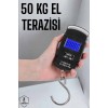 50 Kg El Kantarı Ağırlık Ölçer Dijital Ekranlı Kancalı Portatif
