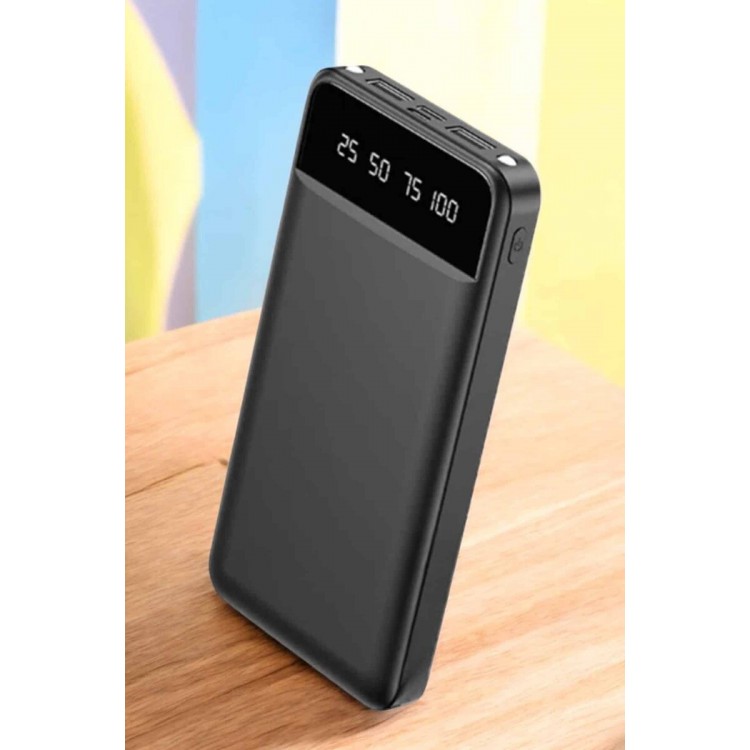 Powerbank 20.000 Mah LCD Ekran USB Lightning Type-C Uyumlu İOS ve Android