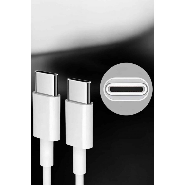 İOS Uyumlu Type-C Girişli Hızlı Şarj 15/15 Pro Max Adaptör ve Kablosu