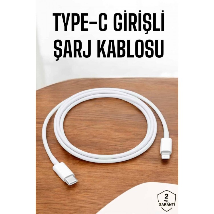 Iphone İOS Uyumlu Hızlı Şarj Kablosu Type C To Lightning 12 13 14 15 Pro Max