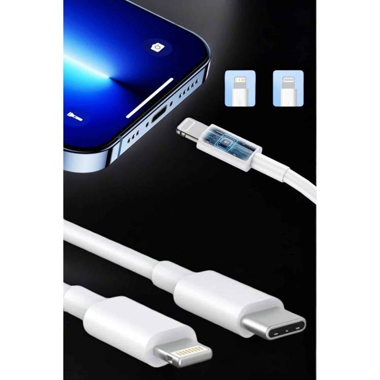 Iphone İOS Uyumlu Hızlı Şarj Kablosu Type C To Lightning 12 13 14 15 Pro Max