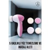 Taşınabilir Yüz Temizleme Cihazı Masaj Peeling Temizlik 5 Başlıklı
