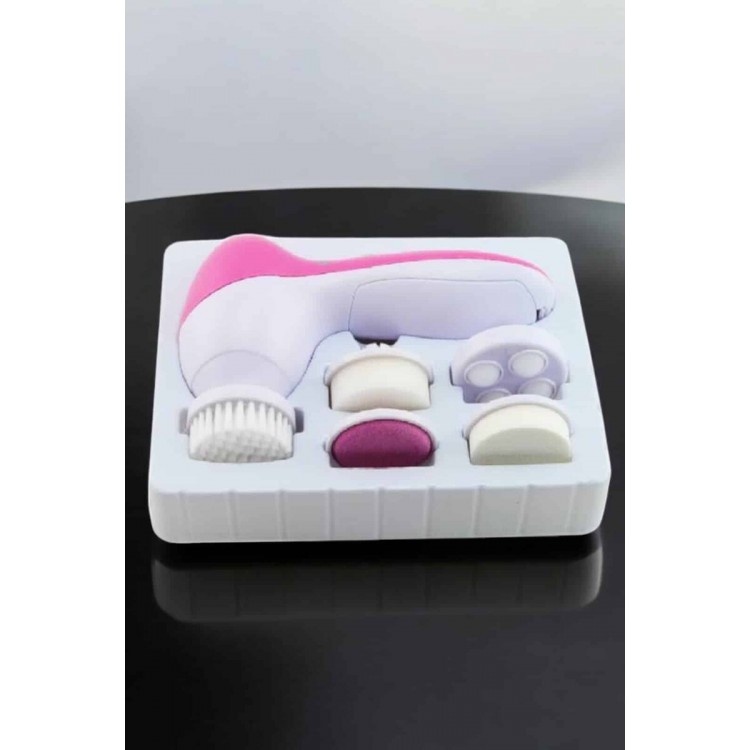 Taşınabilir Yüz Temizleme Cihazı Masaj Peeling Temizlik 5 Başlıklı