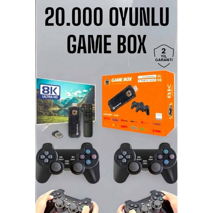 8K Premium 20.000 Oyunlu Gamebox TV Uyumlu