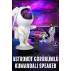 Çocuklara Özel Projeksiyon Astronot Lamba Speaker Sevimli