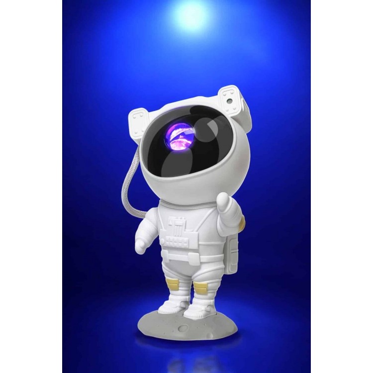 Çocuklara Özel Projeksiyon Astronot Lamba Speaker Sevimli