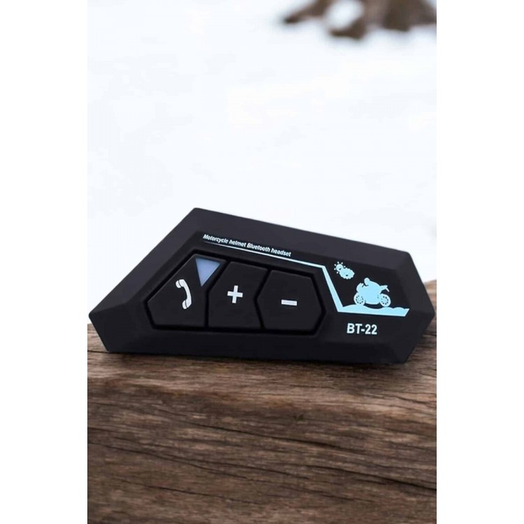 İnterkom Intercom Kask Kulaklık Bt22 Bluetooth Motosiklet Kulaklık 5.0 Bluetooth