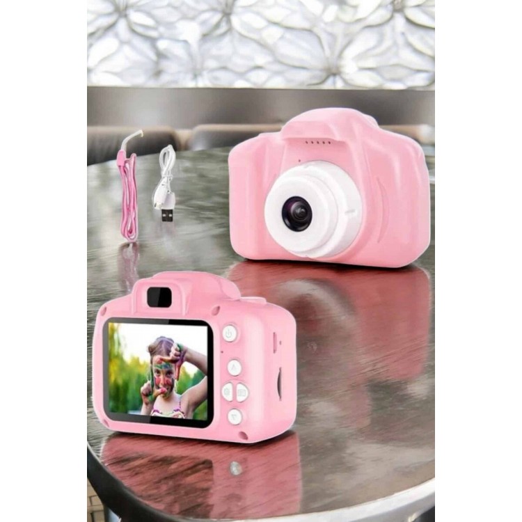 Çocuk Kamerası Dijital 1080P HD Kaliteli Mini Fotoğraf Makinesi Profesyonel