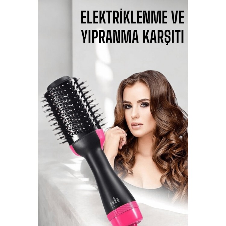 Fön Tarak Elektriklenmeyi Önleyen ve Parlaklık Veren Saç Şekillendirici