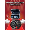 İkili Set Akıllı Saat Ve Bluetooth Kulaklık Kablosuz Uzun Pil Ömrü Spor Modları
