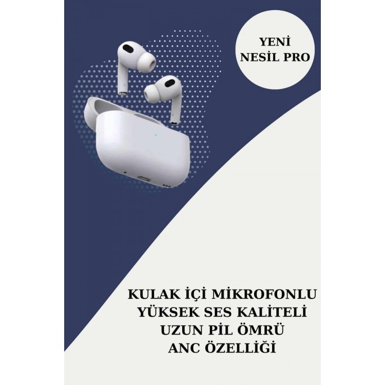 3 Kordonlu Pembe Amoled Ekran Akıllı Saat ve Yeni Nesil Pro Kablosuz Bluetooth Kulaklık ANC/ENC