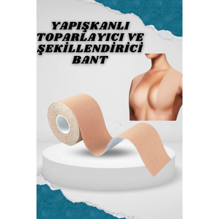Toparlayıcı Göğüs Bandı Şekillendirici Ten Rengine Uygun Esnek Hassas Ciltlere Uygun