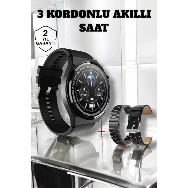 Akıllı Saat Uyku Ve Sağlık Takibi Bildirim Görme Arama Cevaplama