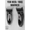 Şarjlı Paslanmaz Çelik Bıçaklı ve Kablosuz Saç Sakal Tıraş Makinesi