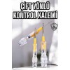 Çift Taraflı Elektrik Kontrol Kalemi Şeffaf Tornavida