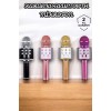 Şarjlı ve Uzun Pil Ömürlü Karaoke Mikrofon USB Bellek Destekli Profesyonel Ses