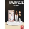 Kaş Burun Ve Yüz Epilasyon Aleti Kablosuz Şarjlı Kökten Alan Epilasyon Aleti