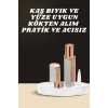 KAŞ BIYIK VE YÜZ EPİLASYON ALETİ VE TİTREŞİMLİ YÜZ TEMİZLEME MASAJ ALETİ İKİLİ SET