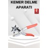 Kemer Delme Makinesi Aleti Kemer Delme Pensi Kumaş Kemer Ayakkabı Deri