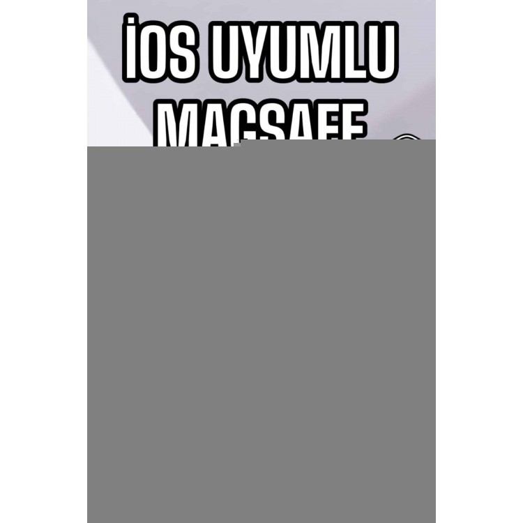 5000 Mah İOS Uyumlu Magsafe Kablosuz Şarj Hızlı Şarj Desteği