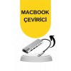 Macbook Pro/air Uyumlu USB Type-C 8 In 1 Hub Dönüştürücü Çevirici Çoklayıcı USB Hdmı Micro Sd 8 Girişli