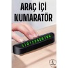 Numaralık Araç İçi Araba Araç Park Numaratör Telefon Numarası Yazma