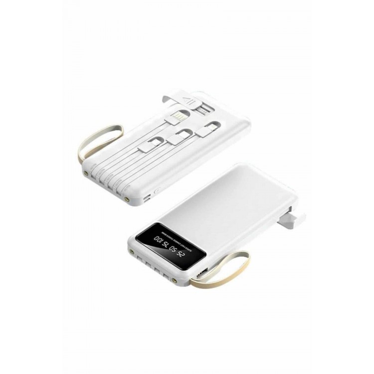Powerbank Şarj Cihazı 4 Çıkışlı 20.000 MAH Powerbank Taşınabilir Çoklu Giriş