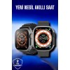 45 MM Gri Kasa Ultra Akıllı Saat Sesli Görüşme Sağlık Takibi Suya Dayanıklı